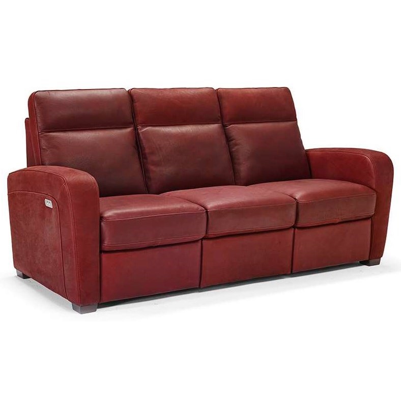 Natuzzi Editions Rodrigo Leather Dual Power Reclining Sofa Sadler's